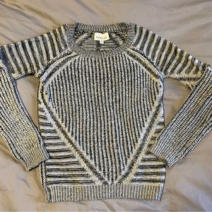 Sabine black & white sweater